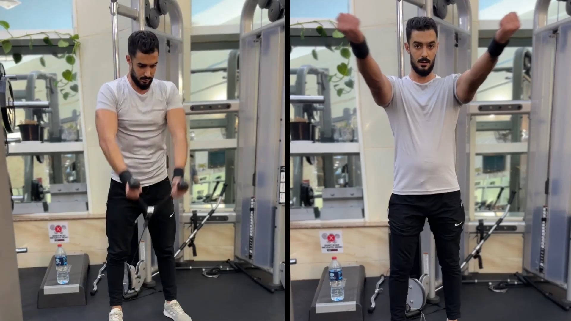 العضلة الأمامية - رفرفة أمامي بالحبل